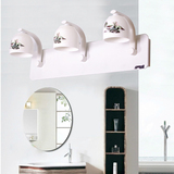 新款LED陶瓷镜前灯手绘画镜前灯中国风浴室镜柜梳妆台卫生间包邮