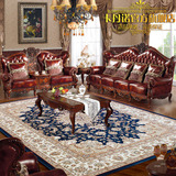 正品 土耳其波斯风格羊毛质感欧式田园美式卧室床边客厅茶几地毯