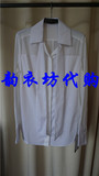 2015夏装阿玛施AMASS白色蝴蝶结衬衫专柜正品5001-300402-116361
