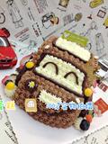 重庆知音生日蛋糕 动物奶油巧克力笑脸 卡通儿童汽车重庆生日蛋糕