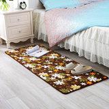 珊瑚绒客厅地毯卧室床边可爱创意长方形榻榻米飘窗地毯地垫定制