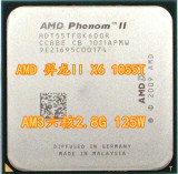 AMD 羿龙II X6 1055T 散片cpu AM3六核心 2.8G主频 功耗125w
