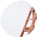 包邮 家用楼梯多功能折叠椅子 全实木椅子折叠楼梯两用凳子木梯