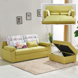 布艺多功能转角折叠沙发床1.8宜家实木时尚简约储物小户型沙发床