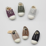 韩国进口童装正品代购2015冬男女童儿童加绒帆布单鞋休闲鞋子O590
