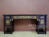 中式复古平头供桌 供柜 榫卯结构雕花古典实木条案 条几 桌几定制