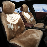 冬季羊毛汽车坐垫时尚款女用起亚KX5K4马自达6阿特兹cx5剪绒座垫