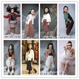 2015新款时尚个性韩版儿童摄影服装女孩影楼主题大女孩写真拍照