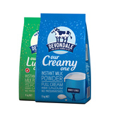 【天猫超市】澳洲进口德运成人奶粉全脂脱脂奶粉各1KG共2袋