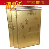 郑州厂家定制柜门 新款香槟色橱柜晶钢门 厨房柜子专用玻璃门板