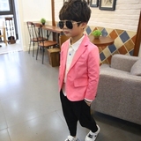 2016男童春装新款韩版休闲西装儿童小西服礼服外套童装加厚韩版潮
