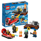 乐高城市系列60106消防入门套装LEGO CITY 积木玩具益智拼插