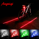 自行车灯激光尾灯USB充电防水山地车尾灯LED 骑行装备自行车配件