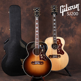 飞琴行 吉普森Gibson J200 SJ200 Standard全单电箱木吉他2016