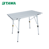 tawa户外折叠桌 便携式高度可调节野营加强野餐铝合金折叠桌椅
