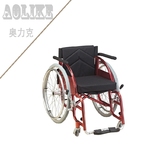 正品奥力克AOLIKE221铝合金运动休闲轮椅车豪华型折叠轻便轮椅