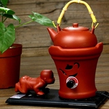 宜兴紫砂电子热烧茶水壶 复古煮普洱茶具泡茶壶器陶瓷燃养生茶炉