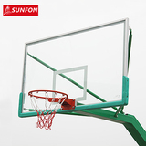 沃尔克 标准钢化玻璃篮球板 户外篮球架篮板 铝合金包边钢化篮板