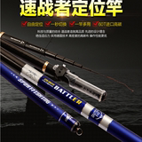 日本进口60T高碳鱼竿3.6-7.2米超轻超硬三短节溪流竿28调
