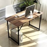 简易实木电脑桌 台式 家用桌子1.2米简约办公桌组装写字桌 经济型