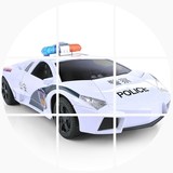 遥控警车超大儿童玩具车充电大型遥控汽车模漂移跑车玩具警车模型