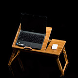 绿竹园多功能电脑桌床上电脑桌楠竹竹子笔记本电脑装折叠小炕桌