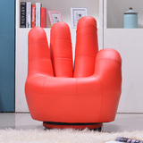 特价时尚创意卡通手指五指手掌休闲沙发单人布艺懒人旋转电脑椅