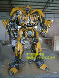 变形金刚机器人汽车人大黄蜂雕塑模型玻璃钢树脂雕刻仿真大黄蜂