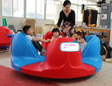 厂家直销幼儿园户外玩具转转椅儿童四人转盘转马新款塑料幼儿转椅