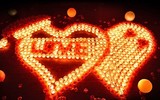 创意浪漫玫瑰套餐求爱心形生日表白电子LED蜡烛灯求婚庆用品批发