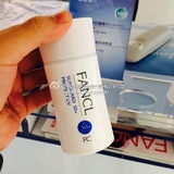 香港代购FANCL长效防晒露SPF50美白防紫外线物理隔离霜日本无添加