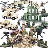 热卖乐高SWAT人仔城市防爆警察特种部队人偶拼装军事模型积木玩具