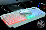 炫光X-S580背光cflol电脑笔记本本有线键盘鼠标发光鼠标套装