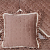 二个包邮毛绒纯色北欧式沙发抱枕套办公室靠垫靠枕床靠背垫不含芯