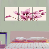 现代简约客厅壁画卧室床头无框画沙发背景墙装饰画花卉挂画马蹄莲