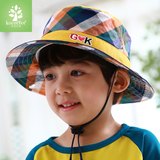 韩国儿童帽子男女盆帽宝宝小孩帽子春夏2-4-8岁纯棉出游渔夫帽