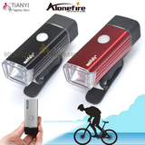 USB可充电自行车灯骑行装备配件 前后尾灯 防水LED山地车警示灯