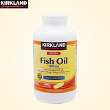 美国进口Kirkland 浓缩深海鱼油软胶囊 欧米伽3 1000mg*400粒