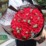 33朵红玫瑰花束鲜花速递全国北京成都上海杭州武汉同城鲜花店送花