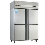 四门 冷冻冷藏保鲜 双温立式冰箱冰柜冷柜 厨房商用餐厅爱雪
