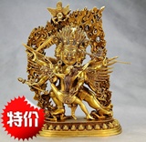 佛教用品/佛像造像，台湾祥狮/马头明王/金刚，纯铜/可装藏，1尺