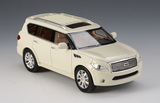 【GLM】经典收藏汽车模型 1:43英菲尼迪QX56 白色 SUV树脂模型