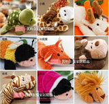 外贸NICI卡通动物创意冰箱贴磁铁吸铁石立体磁贴韩国早教毛绒玩具