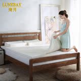 泰国天然乳胶床垫薄垫含床垫套子5cm1.8米1.5可定制加厚5cm湾月