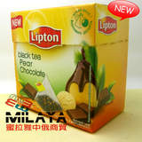 荷兰进口 俄罗斯进口立顿Lipton热带水果味红茶袋泡茶 20包40g