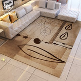土耳其进口家用简约现代抽象门厅客厅卧室茶几床边满铺长方形地毯
