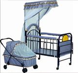 贺联品牌婴儿床226型号铁床带摇篮可摇童床宝宝床游戏床 包邮