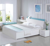 掌上明珠家具 2015新款创意户型高箱双人床气动储物床板式收纳床