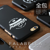法拉贝拉苹果6手机壳个性潮牌6plus黑色iphone6s手机壳磨砂防摔