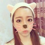 韩国超萌妹猫咪耳朵洗脸发带发箍卡通敷面膜发饰可爱化妆束发头巾